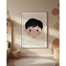 Fuart.Co Minik Çocuk Dijital Baskı Posteri (Çerçevesiz) Çocuk Odası Için Poster Nufu
