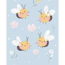 Fuart.Co Arılar Dijital Baskı Posteri (Çerçevesiz) Çocuk Odası Için Poster Nufu