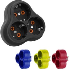 OEM Üçlü Golyat Priz Topraklı Renkli