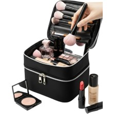 NS Reliable Ns Çift Katlı Captain Seyahat Makyaj Organizatörü Makyaj Çantası,çok Fonksiyonlu Kozmetik Çanta