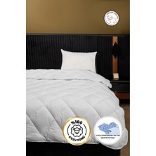 Yasetex Tasarım Tek Kişilik Yün Yorgan ve Yastık Seti 155X215 - %100 Doğal Merinos Uyku Seti