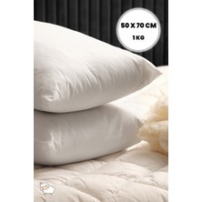 Yasetex Tasarım %100 Merinos Yün Yastık - Boyun Destekli Terletmez Doğal Kuzu Yünü (2 Adet 50X70)