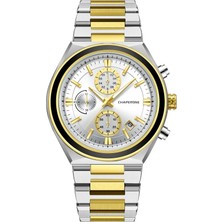 Chaperone Gold Gümüş Çelik Kordon Erkek Kol Saati L-C002236