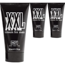 Hotxxl 3 Adet Erkeğe Özel En-Boy-Hacim Bakımı Kremi 50 ml