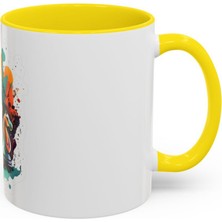 Ladijital Renkli Satranç Baskılı Kupa