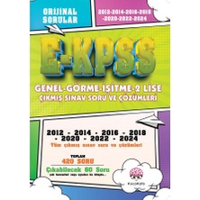 Kocakafa Yayınları Lise Genel-Görme-Işitme2 (Tekil) 2012 -2024 Çıkmış Tüm Sınav Soruları ve Ayrıntılı Çözümleri Kitabı