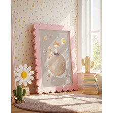 Fuart.Co Kurt Çocuk ve Galaksi Dijital Baskı Posteri (Çerçevesiz) Çocuk Odası Için Poster Nufu