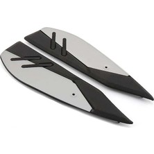 Moto Express Yamaha XMAX250 Tft 2024-2026 2'li Alüminyum Metal Alt Basamak Paspas Seti Gri