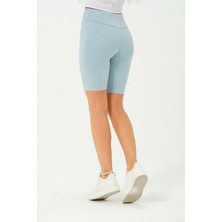 Rich Kadın Toplayıcı Yüksek Bel Kısa Tayt Esnek Spor Tayt