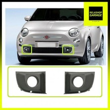 TŞT Fiat 500 Ön Sis Lamba Kapağı Sisli Sağ 2007/TÜV (Oem No:  735455049)