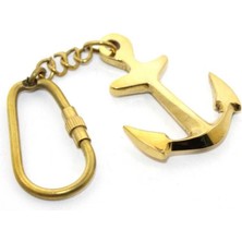 Katre46 Pirinç Çapalı Anahtarlık