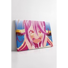KOSS Dijital Anime No Game No Life Shiro Karakter Renkli Parlak Çizim Dekoratif Kanvas Tablo Genç Oda Dekoru