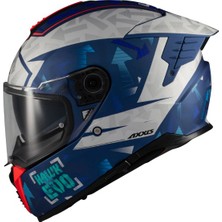 Axxis Motosiklet Kaskı Hawk Evo Sv Sketchbook C2 Motorcu Kaskı