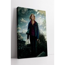 KOSS Dijital Harry Potter Ölüm Yadigarları Savaş Sahnesi Dramatik Büyü Dünyası Temalı Modern Kanvas Dekoru