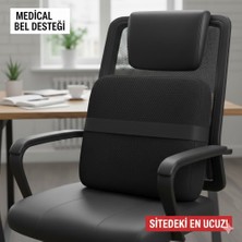 Mediways Standart Ortopedik Bel Destek Yastığı - Ofis ve Araç Için Bel Minderi