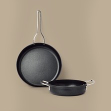 Gigilli Fin Diamond Tava Sahan Seti Siyah