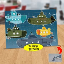 Asilmeydan Süper Denizaltılar 99 Parça Puzzle Yapboz TABLO-7393-1524