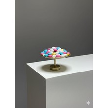 Atölye Asya Premium Pirinç Dekoratif Sunumluk - Minimalist El Işçiliği Lokumluk