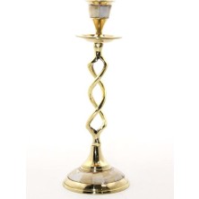 Katre46 Tekli Pirinç Sedefli Şamdan