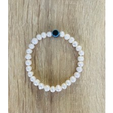MK Tasarım Gerçek Inci Bileklik MKT.1.101.52 Rahatlatıcı, Dinginlik, Enerji Bilekliği