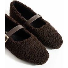 Sunstep Sheep Bantlı Günlük Rahat Kadın Kahverengi Ev Babeti