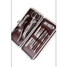 Katre46 Deri Çantalı 12'li Manikür Seti