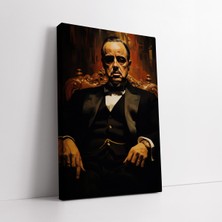 KOSS Dijital The Godfather Don Vito Corleone Kanvas Duvar Tablosu