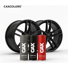 Mat Siyah Jant Boyama Seti - 3'lü Avantajlı Paket (Akrilik Astar + Boya + Vernik)