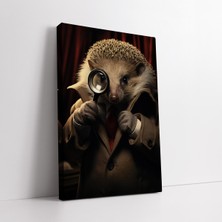 KOSS Dijital Sevimli Dedektif Kirpi Kanvas Tablo