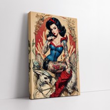 KOSS Dijital Soyut Disney Prensesi Kanvas Tablo