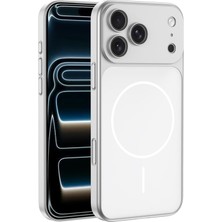Zore Aksesuar iPhone 16 Pro Max Kılıf Zore M-Safe Şarj Özellikli Kamera Korumalı Spark Kılıf