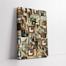 KOSS Dijital Soyut Renkler Desenler Kanvas Tablo