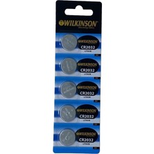 Die Grup Wılkınson 2032 3V Lityum Düğme Pil 5'li Paket DIEGRP-RSKRGLT34