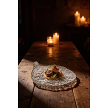 Arda Cam Cam 2 'li Servis Seti-Düz Tabak-Servis