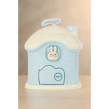 Berdina Home Mega Boy Sevimli Kawai Tarz Mavi Renk Ev Baca Kumbara Kilitli Kumbarası Sticker Hediye
