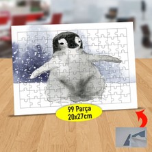 Asilmeydan Kutupta Penguen 99 Parça Puzzle Yapboz Tablo-53876-56355