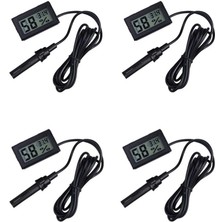 Die Grup 4 Adet Dijital Ekran Sıcaklık ve Nem Ölçer - Termometre Higrometre Kuluçka DIEGRP-RSKRGLT34