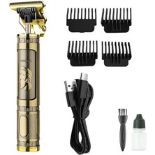 Die Grup PS-033 Çelik Kasa Profesyonel T-Bıçak Saç Sakal Ense ve Çizim Tıraş Makinesi DIEGRP-RSKRGLT34