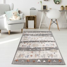 Konfor Halı Motto Kids Renkli 4583 Yumuşak Dokulu Modern Dokuma Çocuk Halısı