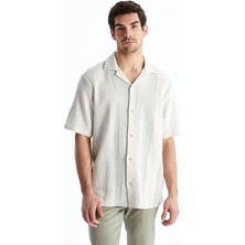 Lc Waikiki Yeni Sezon Regular Fit Kısa Kollu Çizgili Erkek Gömlek