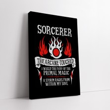 KOSS Dijital Oyuncu Odası Büyücü Kanvas Tablo