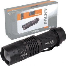 Die Grup Police Pc-11 Power Led+Zoom Kalem Pilli El Feneri DIEGRP-RSKRGLT34