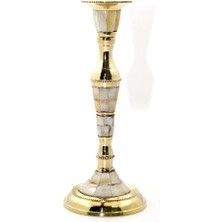 Die Grup Tekli Pirinç Sedefli Şamdan 6023 DIEGRP-RSKRGLT34