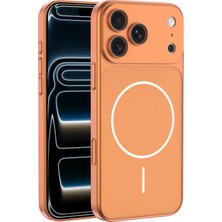 Büşra Ayhan iPhone 16 Pro Max Kılıf Zore M-Safe Şarj Özellikli Kamera Korumalı Spark Kılıf