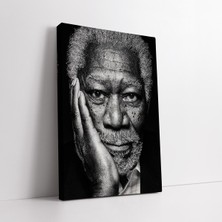 KOSS Dijital Ünlü Oyuncu Morgan Freeman Kanvas Tablo