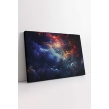 KOSS Dijital Renkli Soyut Gökyüzü Samanyolu Bulutlar Yıldızlar Ev Ofis Makam Odası Için Dekoratif Kanvas Tablo