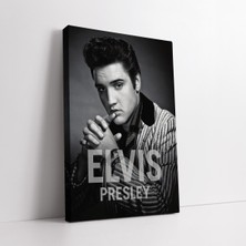 KOSS Dijital Siyah Beyaz Elvis Presley Kanvas Tablo
