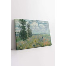 KOSS Dijital Claude Monet Kanvas Tablo, Gelincik Tablosu Kanvas, Premium Kalite, Dekoratif Tablo, Lüks Tablo