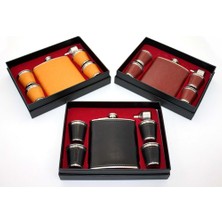 Katre46 Derili 4 Shot Bardaklı Matara Seti