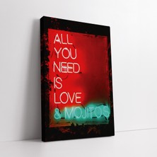 KOSS Dijital All You Need Is Love And Mojitos Kanvas Tablo